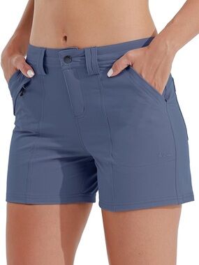 Women’s Willit Performance Golf Shorts - See Blue Size 6